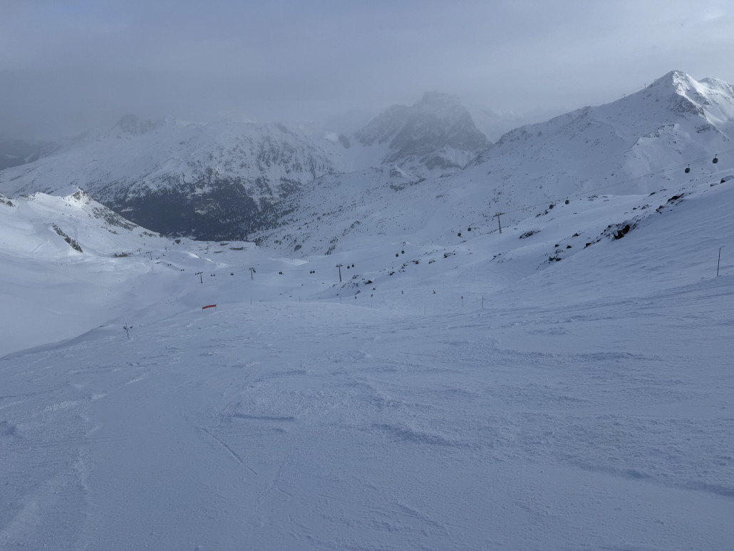 Auf der Venturon, für mich unfassbar gut und Naturschnee