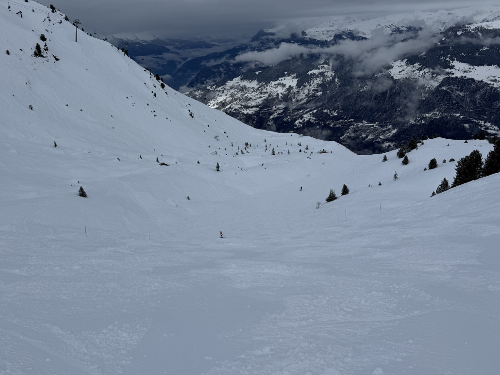 Dou des Lanches - perfekt zu fahren- so was von griffiger Naturschnee