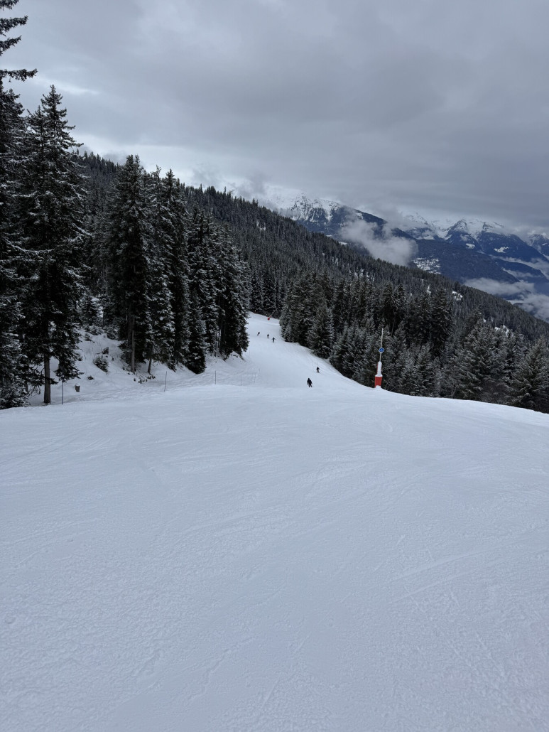 Jetzt geht’s auf der Folyeres nach La Tania