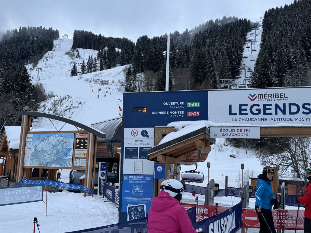 Etwas zu früh am Legends, ich kenn den noch unter Plan de l‘Homme