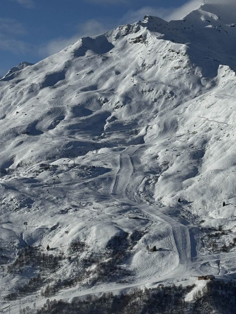 Hier noch mal die Vallons. Alle Abfahrten an der Masse gingen heute fabelhaft