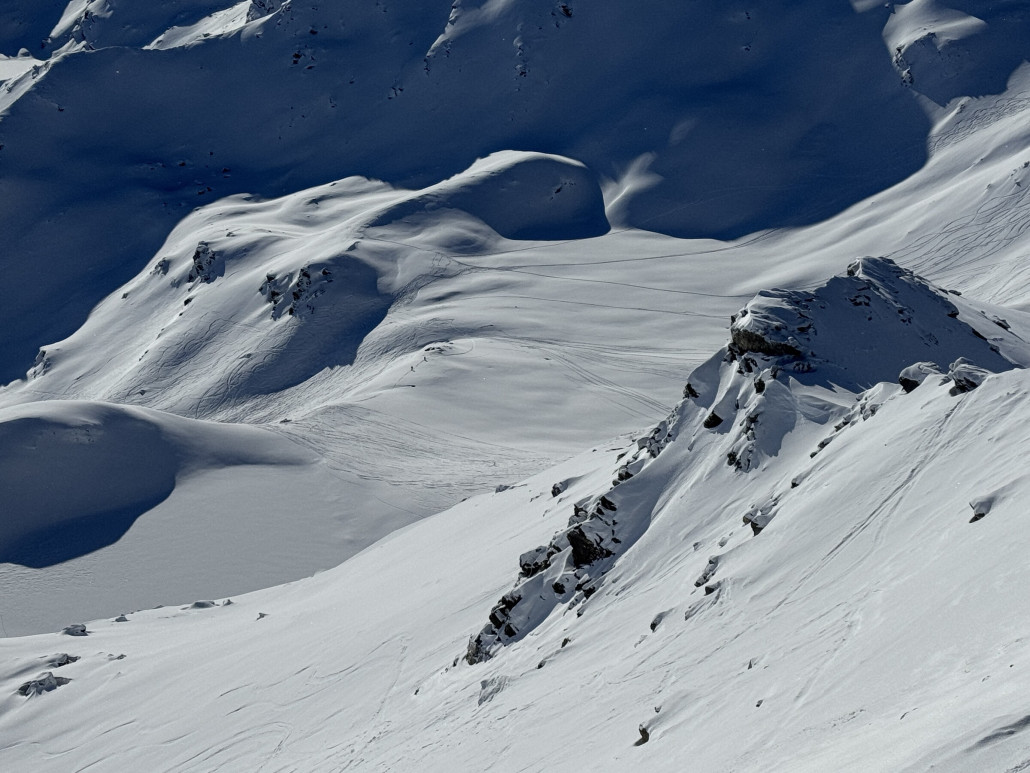 Einige Feerider geben sich den Lac du Lou