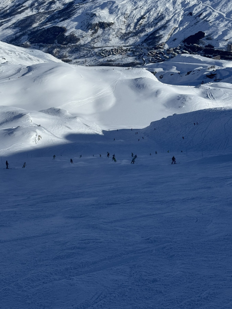 Auf der Fred Covili, der Schnee ist sooo perfekt