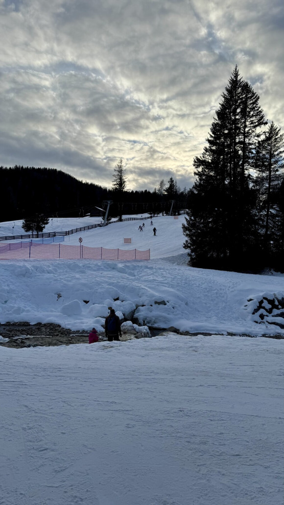 Piste Armentarola zum Tellerlift-Zubringer Talabfahrt San Cassiano