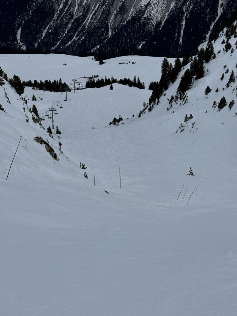 Auf der Boix Vives, steil und eng