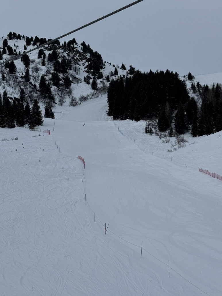 Blick zur Sheriff, top. Weiter oben heißt die Abfahrt Rochers. Diese beiden haben uns sehr gefallen