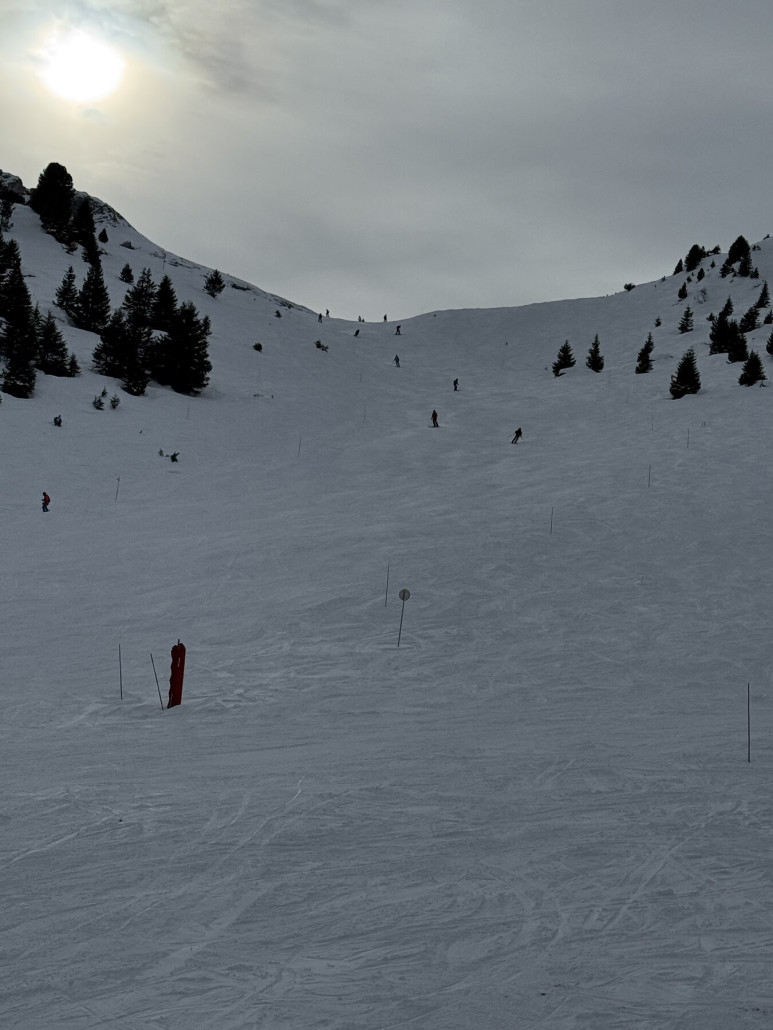 Und hier die Abfahrt Chapelets