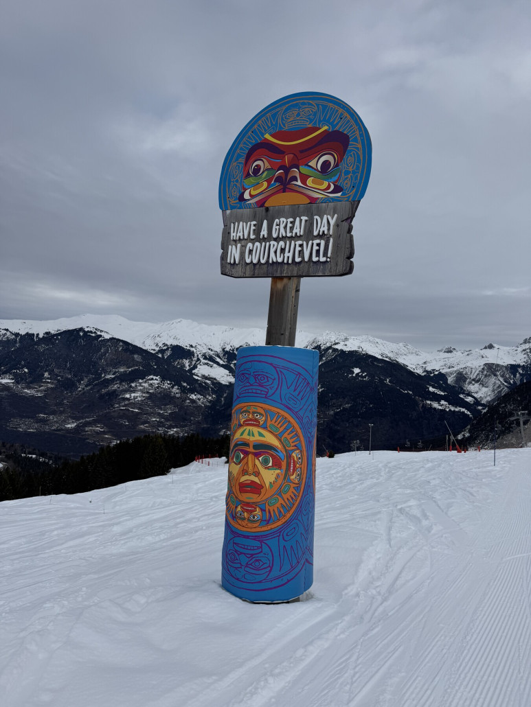 Wir nähern uns Courchevel 1650