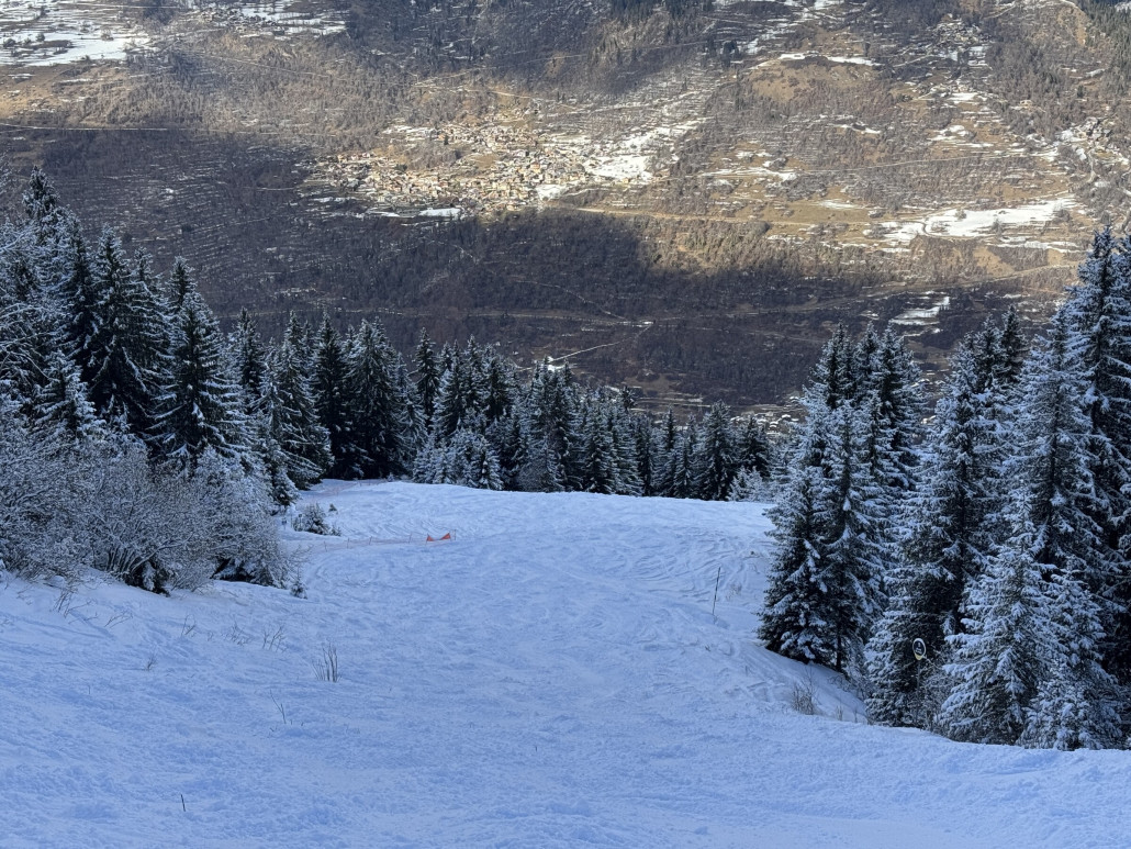 Und nochmal geht’s weiter, bis runter nach Le Praz