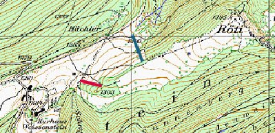 LSAP-Rätsel... der rote Lift war der Borer-Skilift... aber gabs auf der blauen Strecke auch mal ne Anlage? Stützenfundamente deuten darauf hin.