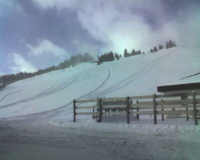 Am Mittwoch konnte man noch mit dem Skidoo fahren