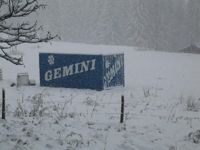 Montagecontainer der Firma Gemini