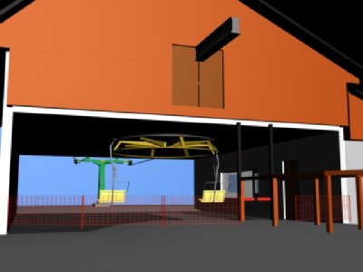 Blick in die Talstation