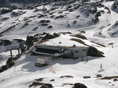 Bergstation 6KSB Kringsalm. Zu dieser Jahreszeit eigentlich sinnlos.