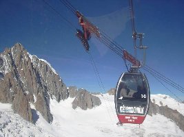 und das iss diese berühmte Hängestütze- einmalig in der Geschichte der Seilbahnen