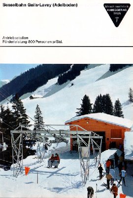 Sesselbahn Lavey, Habegger-Prospekt von 1971