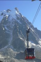 und das iss sie- die 2. höchste Seilbahn in Europa- wurde am 24. 6 . 1955 in Betrieb genommen- unter der Auflage- die Seilbahn darf den Fels nicht berühren- also 1471 m ohne Stütze... von 2309 m auf 3780 m...