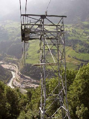 Stütze einer Habegger Windenbahn