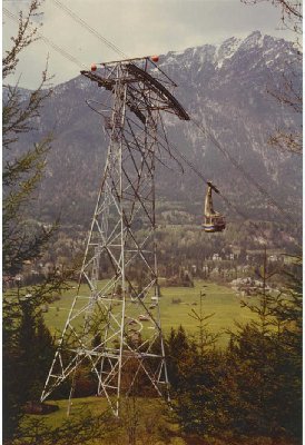 Stütze 1 der Osterfelderbahn Garmisch-Partenkirchen (D)