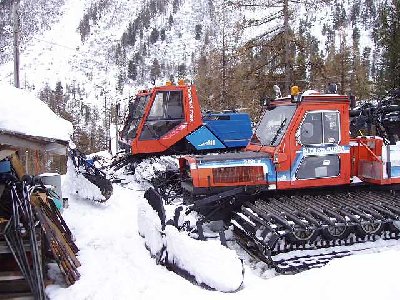 Pistenraupen &amp;quot;Garage&amp;quot;