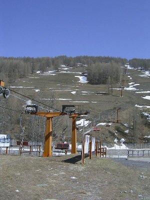 Sessellift in Pragelato