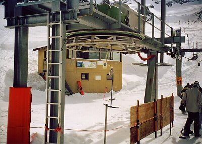 Andere Seite des Doppelliftes