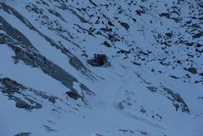 Der Bully fährt auch runter.