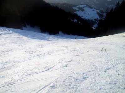 Schwendipiste im besseren Zustand als die Danusapiste