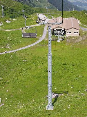 1. Sektion 4KSB Gaffia. Ebenfalls zu sehen im Hintergrund die Runde Stütze.