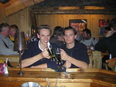 Einkehrschwung. Hohenhaustenne ist angesagt.