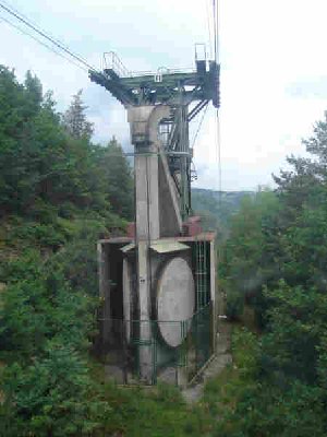 Tagseilverankerung auf der Strecke