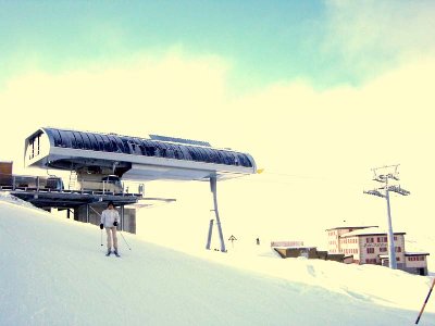 Die Bergstation in voller Pracht...