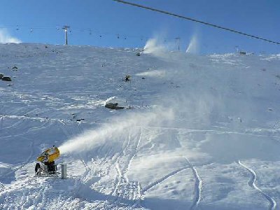 Volles Rohr. Kanonefeuer auf der neuen Piste an der 6KSB