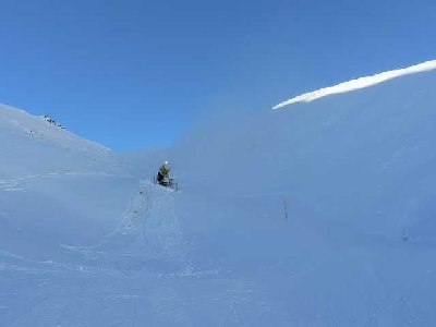 Abfahrt Tiarms. Ein Richtiger Kartoffelacker
