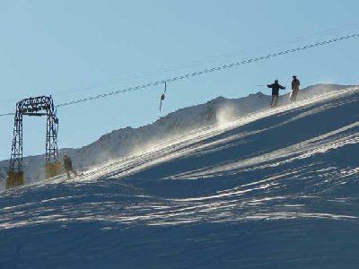 Abfahrt am Tegia Gronda