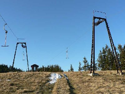 Kurz vor der Bergstation