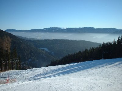 Blick von der Bergstation zum Stuhleck bzw. Sonnwendstein