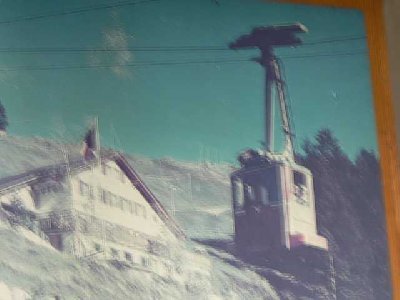 Ehem. Eggbergbahn mit dem alten Laufwerk.