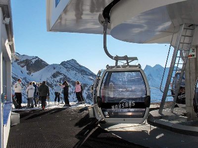 Neue Bergstation auf Hohsaas