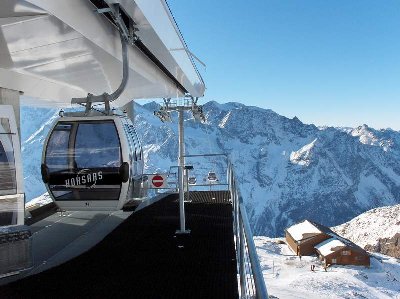 Neue Bergstation auf Hohsaas
