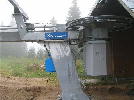 Die neue Talstation mit neuem Antrieb.