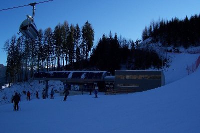 Bergstation der neuen 8-EUB Hochbrandbahn (Großarltal)