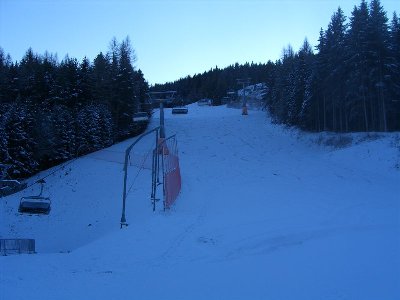 Piste ohne Beschneiung unbefahrbar - Ausnahmen gibt es natürlich immer!!!