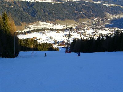 Unter der Hochwurzen Gipfelbahn