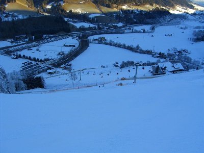 Morgens noch gut zu fahren - Nachmittags mit Menschenmassen und freigelegten Eisplatten kein Genuss