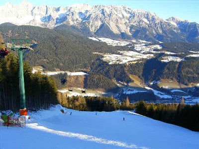 Abfahrt richtung Hochwurzen Basic Jet