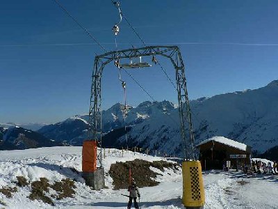 Skilift Tegia Gronda normal mein Lieblingshang.