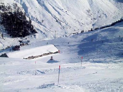 Unterer Teil des Skiliftes Lattenstafel.