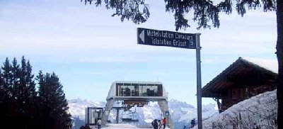 Danusalift von der Bergstation aus gesehen.