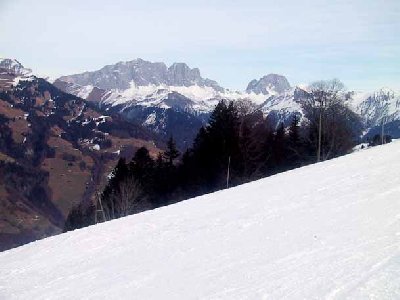 Drusenfluh und Sulzfluh von der Cavadurapiste.